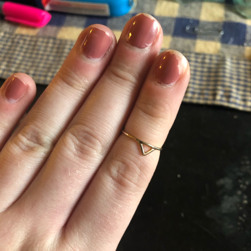 Triangle Midi Ring